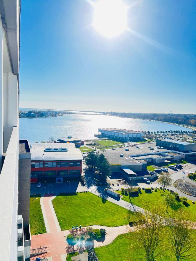 Phänomenaler Ausblick auf Binnen- und Ostsee Heiligenhafen Exterior foto