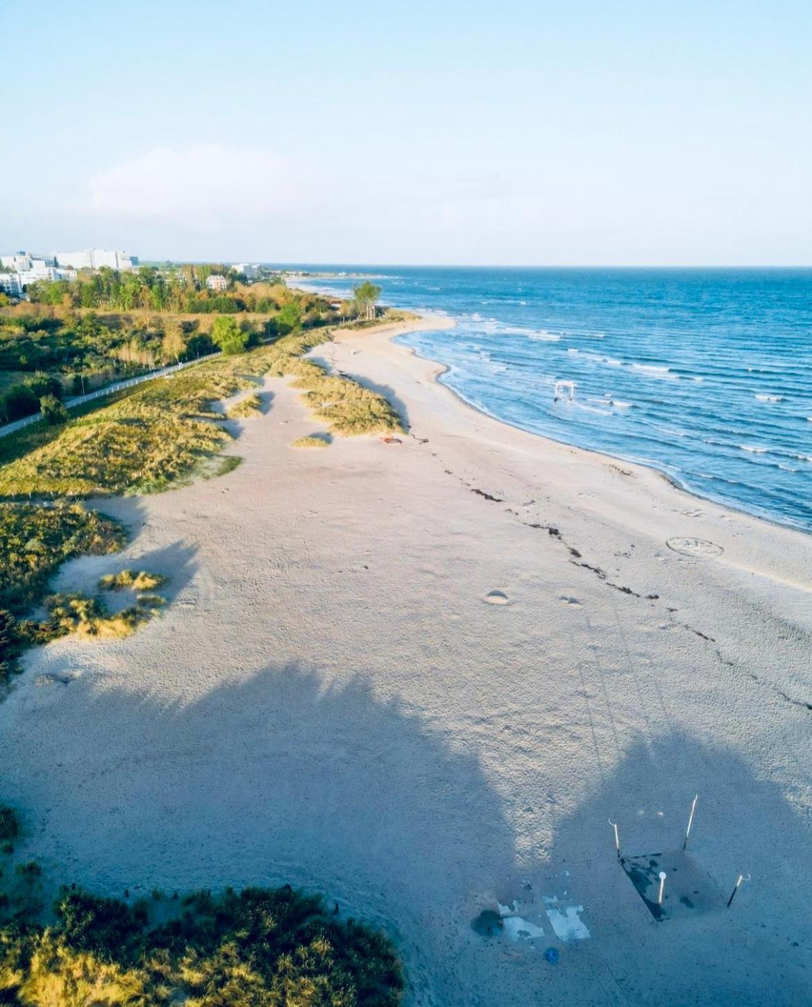 Phänomenaler Ausblick auf Binnen- und Ostsee Heiligenhafen Exterior foto